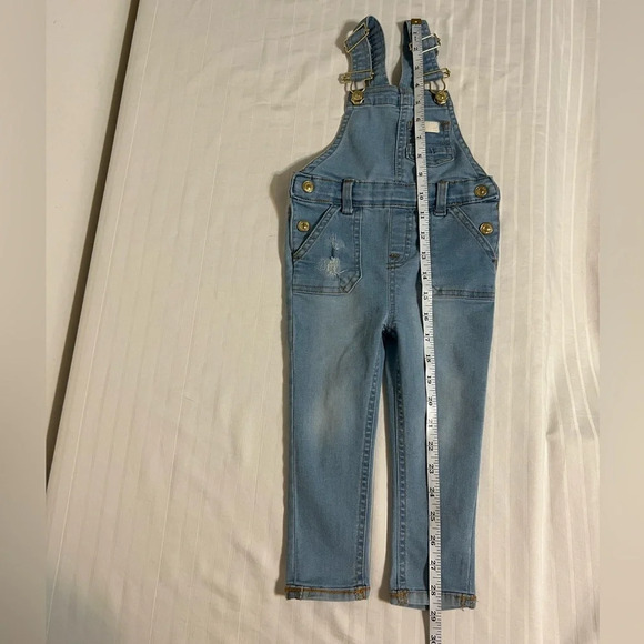 7 for All Mankind Denim Overalls. Baby Toddler Overalls Size 24 months - Picture 8 of 10